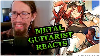 Pro Metal Guitarist REACTS Arknights OST  Inudi Harek Horakhet Battle Theme [upl. by Neelhtak]