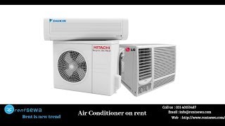 Air ConditionerAC on Rent  Rentsewa  Rent is New Trend [upl. by Beitnes]