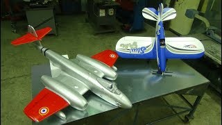 Dynam Gloster Meteor EDF jet and Durafly SlowPoke after Maiden flight review [upl. by Schmeltzer650]