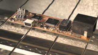 Toaster oven reflow soldering a glass PCB [upl. by Vogeley]