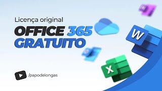 Microsoft Office 365  Licença Gratuita e original  Tutorial [upl. by Shevlo]