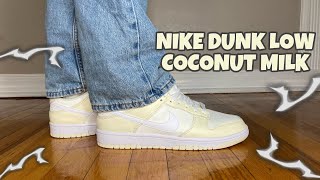 CLEANEST DUNK LOW FOR THE SUMMER Nike Dunk Low Coconut Milk Review amp On Feet [upl. by Argent]