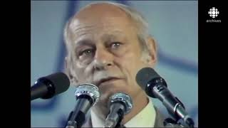 René Lévesque et la défaite du référendum  1980 [upl. by Kernan]