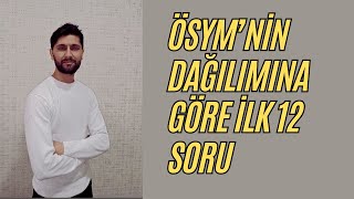 KPSSde İlk 12 Sorunun Dağılımı  Tarih Mini Deneme Sınavı  KPSS 2024 [upl. by Eidnyl15]