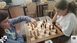 A Kauzova 1926 vs A Semenova 1483 Chess Fight Night CFN Blitz [upl. by Solokin]