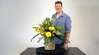 How To Make A Tropical Floral Display [upl. by Dymoke84]