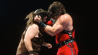 Kane’s fiery inring debut against Mankind WWE Survivor Series 1997 [upl. by Aleek]