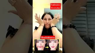 face yoga exercises Improve Cheeks Concavity Facial Yogafacialyoga yoga antiaging cheeks shorts [upl. by Lairret]