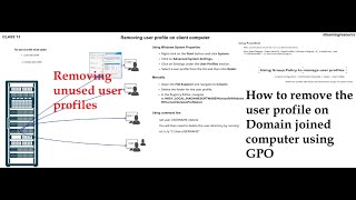 21How to remove unused user profile on domain joined computer using GPO explained in Tamil CLASS 13 [upl. by Ydoc905]