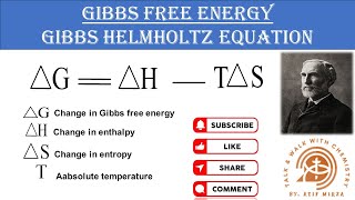 Gibbs Free Energy I Gibbs Free Energy Thermodynamics I Gibbs Helmholtz Equationgibbsfreeenergy [upl. by Einaffyt216]