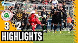 HIGHLIGHTS  Cliftonville 3  2 Carrick Rangers [upl. by Maren]