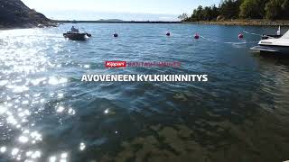 Avoveneen ajaminen kyljittäin laituriin [upl. by Vince321]