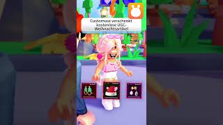 GET FREE CHRISTMAS ITEMS Roblox🎄👧👗 customuse roblox [upl. by Nylarad]