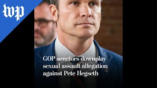 Republicans downplay assault allegation against Pete Hegseth [upl. by Job]