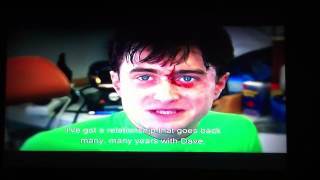 Daniel Radcliffe talks about his previous stunt double David Holmes [upl. by Justino]