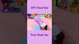 DIY Paper Pencil Box ✨ shorts [upl. by Dnarud]