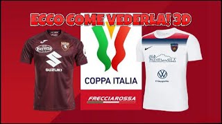 TORINO vs COSENZA  COPPA ITALIA 202425  Campo3D  Live [upl. by Panther]