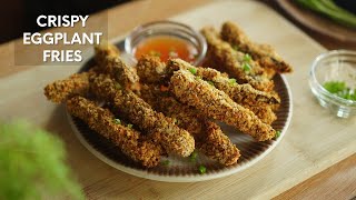 How to cook Crispy Talong Fries  Eggplant Fries Recipe [upl. by Iadam]