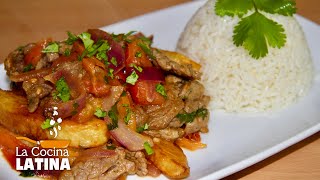 Cocinando el autentico Lomo Saltado en pocos Minutos 🍽️  Receta Fácil y Deliciosa [upl. by Eanod]