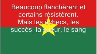 Hymne national du Burkina Faso [upl. by Schreck473]