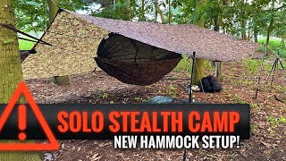 New Solo Stealth Camping Loadout  DD Hammocks Wildcamp Setup amp Bugout Bag Loadout [upl. by Eintirb291]