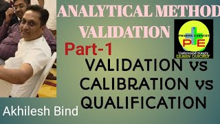 ANALYTICAL METHOD VALIDATION  Calibration vs Validation vs Qualification [upl. by Ecnedurp]