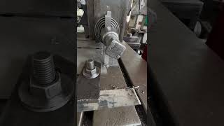 Using a traditional planer to make grooves on 3mm steel plates machining turningmachines [upl. by Ruel226]