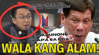 Matapos MAGMARUNONG RAOUL MANUEL NAPAHIYA Kay DUTERTE quotBAKIT AKO MAGPAPALIWANAG SAYO COA KABAquot [upl. by Gorski996]