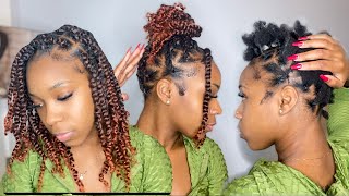 Quick amp Easy Passion Twist Tutorial rubber band method [upl. by Roxanne]