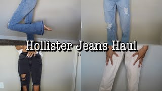 hollister jeans try on haul  MUST HAVE jeans  skinny amp tall girl approved [upl. by Aizatsana315]