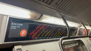 Probably the last ever F train via 53rd Street video I’ll regularly produce [upl. by Lonny]