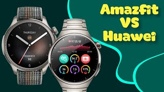 AMAZFIT BALANCE vs HUAWEI WATCH 4 PRO [upl. by Rayle]