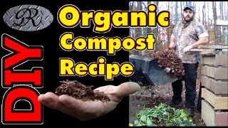 DIY Organic Homemade Compost The quotSecretquot Recipie Revealed To Making The Perfect Compost [upl. by Aser]