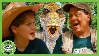 Dinosaurs at the Campfire  TRex Ranch Dinosaur Videos for Kids [upl. by Tadio28]