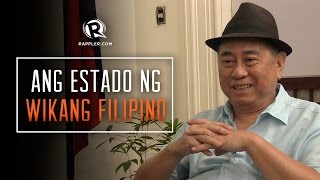 Ang estado ng wikang Filipino The state of the Filipino language [upl. by Anehsat]