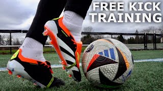 Training amp Free Kicks in Adidas Predator 24 Elite [upl. by Adnirim358]