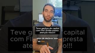 IR sobre ganhos de capital com FIIs henriqueduque bolsadevalores irpf fiis fii investimento [upl. by Ardnikal]