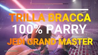 Jedi Fallen Order  Trilla 1st Encounter Bracca 100 Parry Jedi Grand Master [upl. by Elihu984]