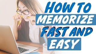 How to Memorize Anything Fast and Easy  Best 10 Ways to STUDY 💡 [upl. by Fahey]