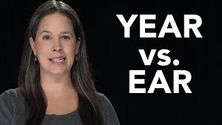 YEAR vs EAR  American English Pronunciation EAR vs HEAR [upl. by Moazami]