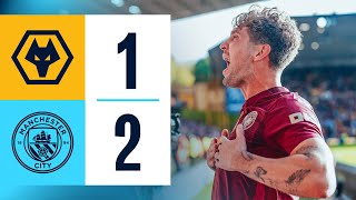 Wolves 12 Man City  HIGHLIGHTS of Gvardiol Screamer amp Stones Late Winner  Premier League [upl. by Quartana]