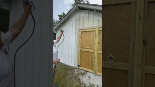 How to spray paint metal shed [upl. by Pryor17]