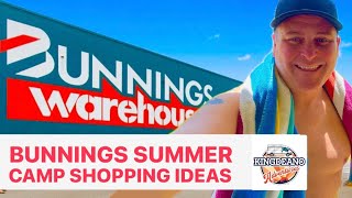 Bunnings Camp Shopping Ideas  Affordable Camping Ideas  Summer Camping  Free Camping Australia [upl. by Ahsenyt]