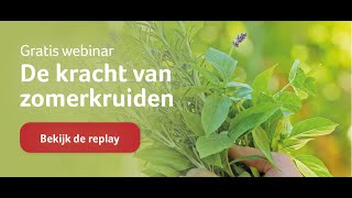 De kracht van zomerkruiden Gratis webinar [upl. by Monetta]