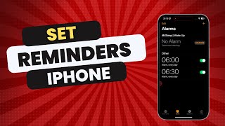 How To Set Reminders on iPhone [upl. by Caswell949]