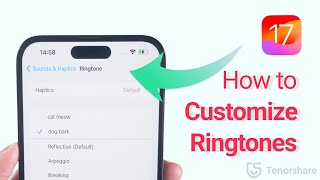 iOS 17 New Ringtones and Notification Sounds How to Customize Ringtones on iPhone [upl. by Romelle]