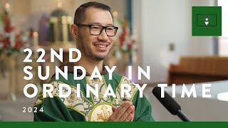 MASS FOR YOU AT HOME with Fr John Nguyen OFM Cap – 22nd Sunday in Ordinary Time Yr B [upl. by Otrebron]