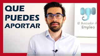 Qué puedes aportar a la empresa ¡LA MEJOR FORMA DE RESPONDER 😍 [upl. by Tem]