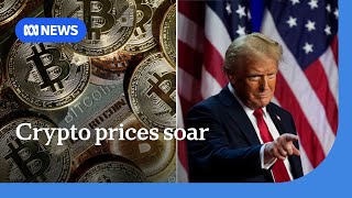 Whats driving the crypto rise after Trumps election  ABC NEWS [upl. by Gavan]