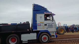 RAW FOOTAGE Whitby steam rally 2024 tractor pulling [upl. by Arammahs825]